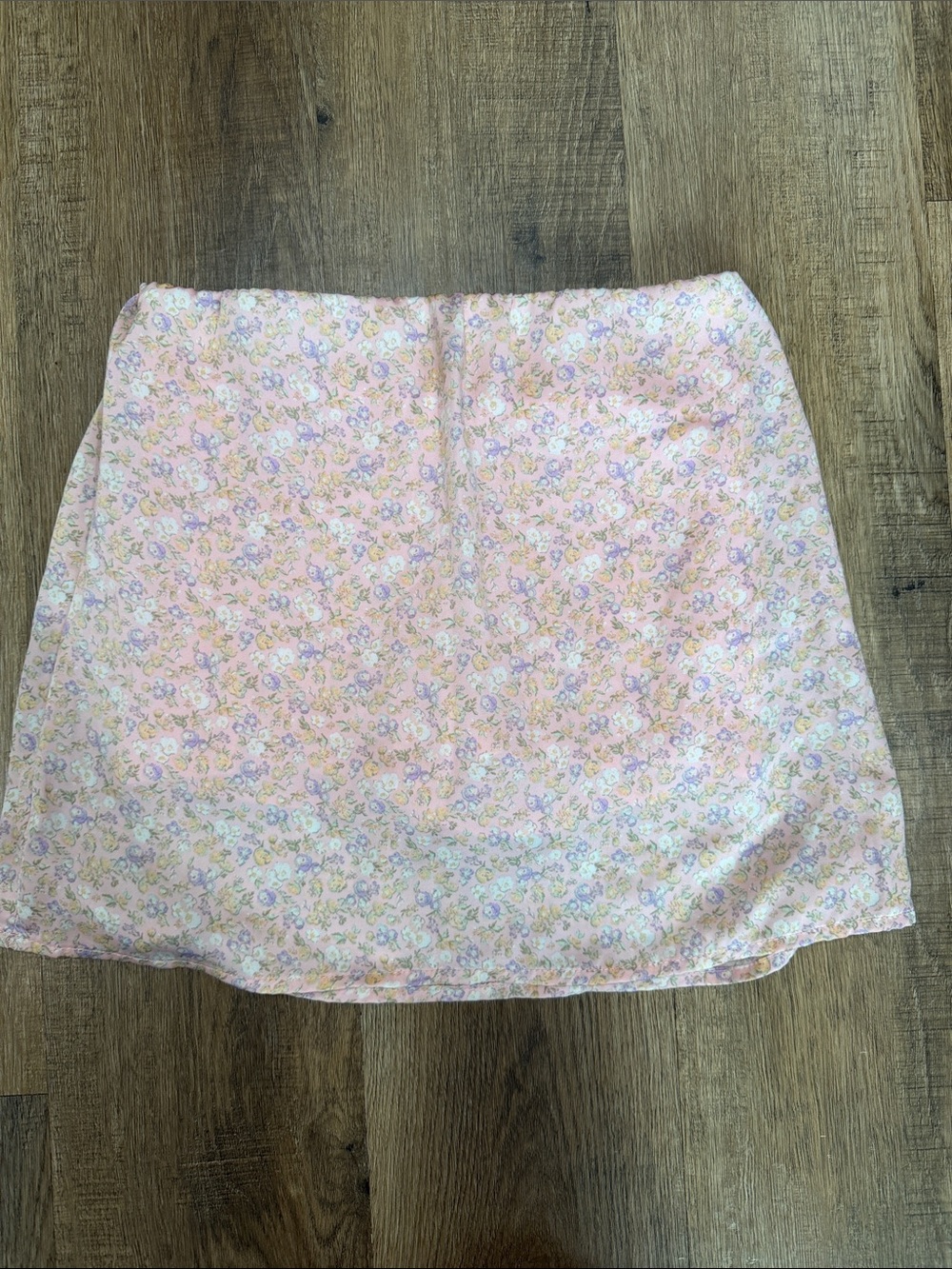 Art Class,Floral Print Pink Mini Skirt